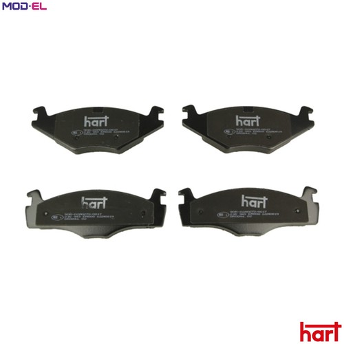 Brake pad set disc - set, 215