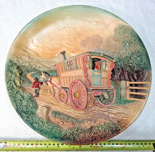Bossons plaque gypsy caravan - plaque, caravan"
