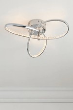 Next Chrome Cara LED Flush