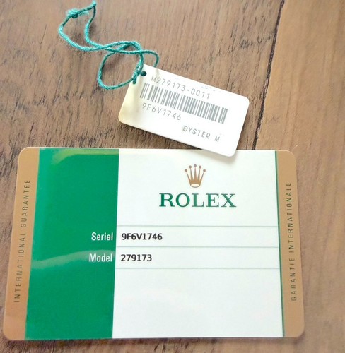 Vintage genuine rolex 279173 - genuine,