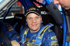 Tommi Makinen in his Subaru