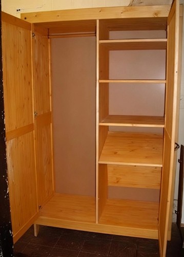 Ikea wardrobe natural pine - ikea, wardrobe.