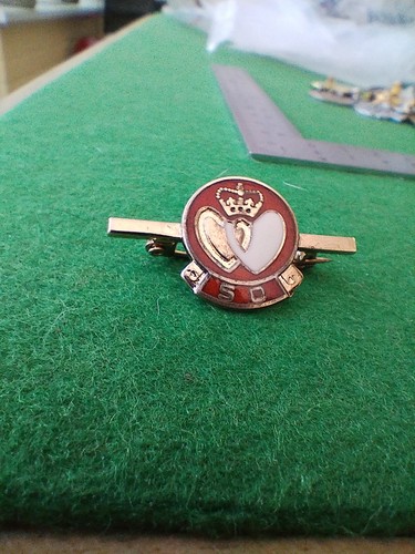 Vintage silver gilt - silver, blood