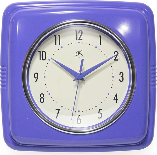 Inch square clock retro - inch,