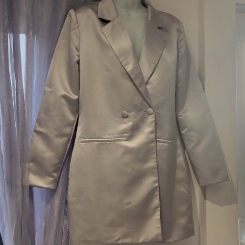 Boohoo night silver - silver, satin