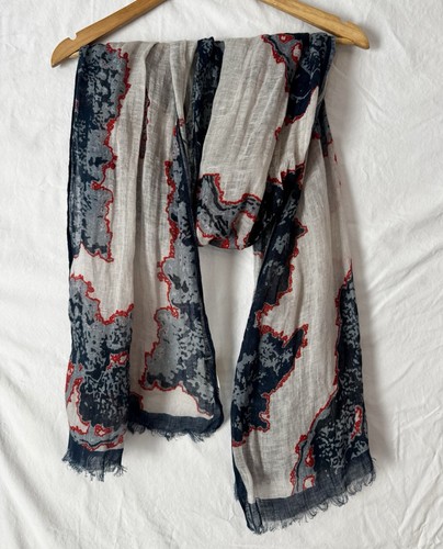 Biba 100 linen - 100%, blue