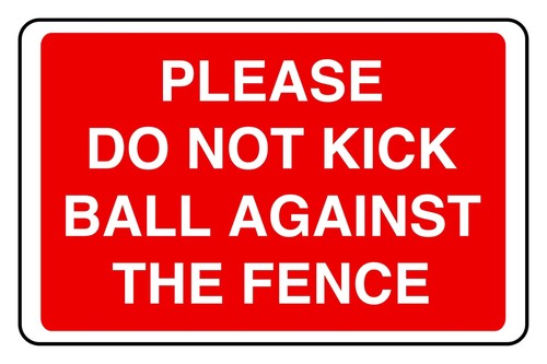 Please not kick ball - do,