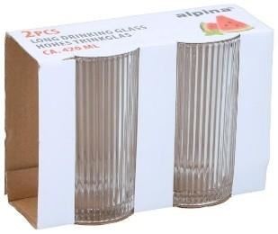 Long drinking glasses set - long,