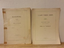 2 x Vintage Sheet Music by