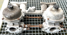 Twin Stromberg Carburettors