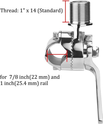Marine vhf antenna mounts - marine,