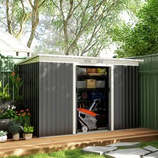 Garden Shed 9ftx4ft Galvanised