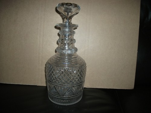 19th century heavy - cut, glass