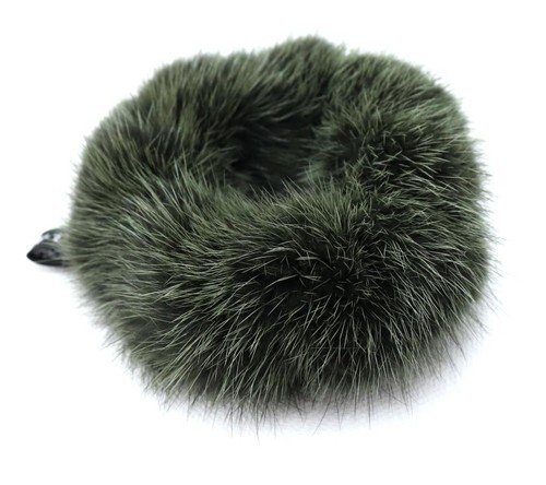 Mink hair scrunchie fur - scrunchie,