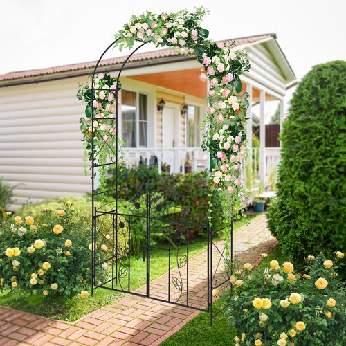 229cm black metal - 229cm, garden