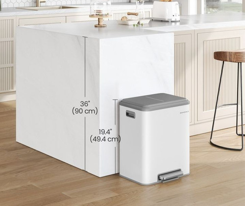 Songmics double recycling bin - recycling,