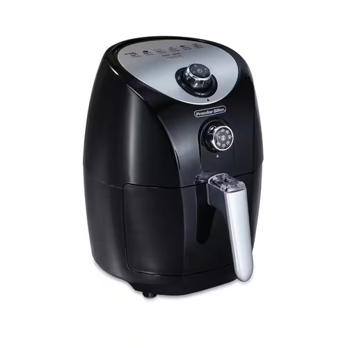 Black air fryer - qt.,