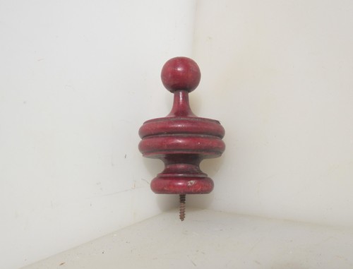 Victorian wooden finial top - wooden,