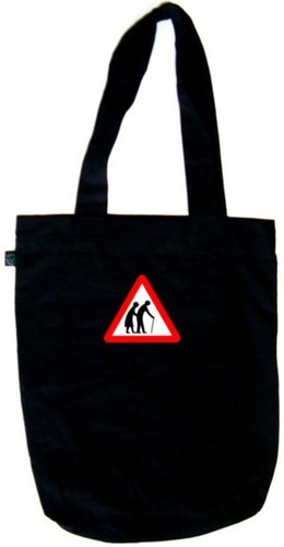 Old folks road sign funny - funny, tote