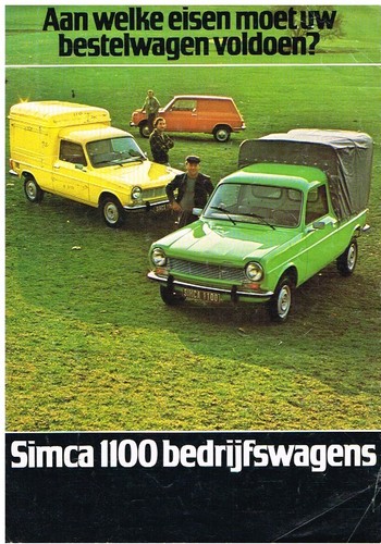 Simca 1100 van fourgonnette - 1100,
