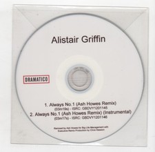 (ID298) Alistair Griffin, Always No 1 - 2012 DJ CD