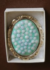 New Handmade Green Millefiori