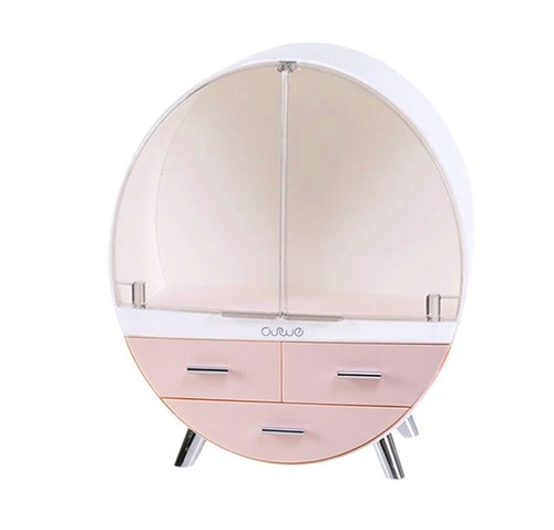 Curve pink cosmetic - pink, organizer