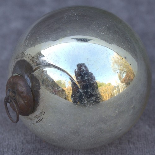 Antique witches ball hand