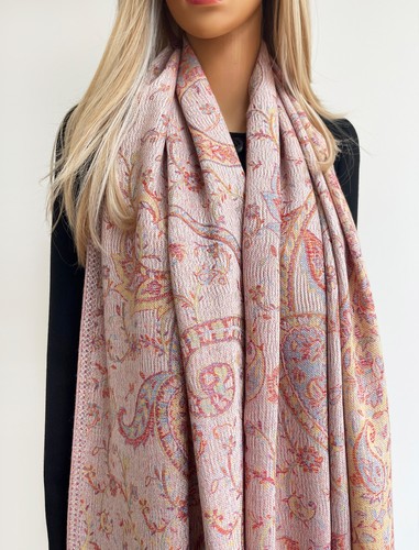 Large paisley floral pashmina - large,