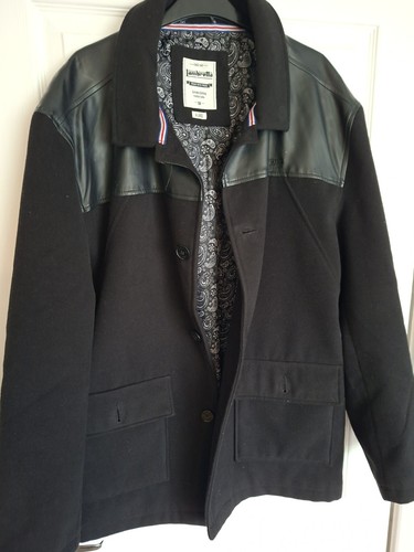 Lambretta black donkey jacket - black,