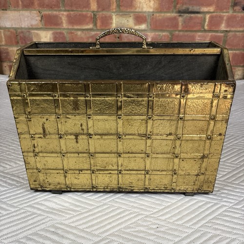 Vintage hammered look brass - look, &