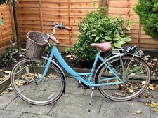Traditional Basket Bicycle Small / Medium Frame Lightweight Baby Blue Cambridge