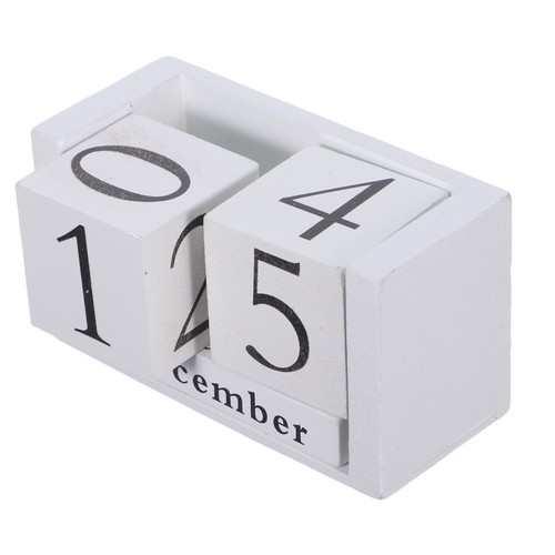 Vintage wooden perpetual - wooden, desk