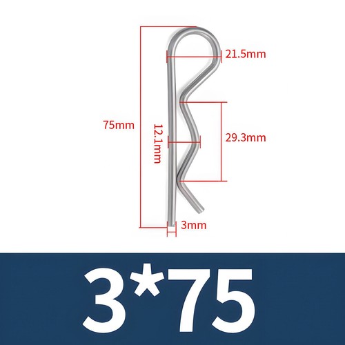 304 stainless steel clips - steel, r