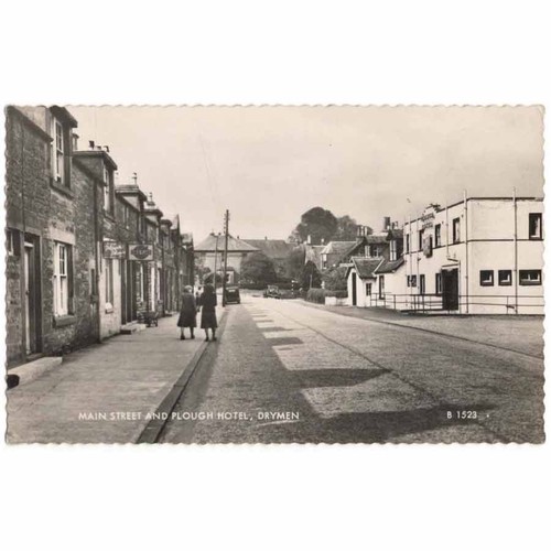 Drymen main street and plough - drymen,