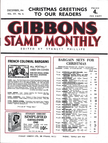 Gibbons stamp monthly wwii - monthly, –