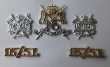 Anodised Cap & Collar Badges, Shoulder Titles - The 16th/5th Lancers 16/5L