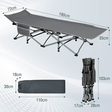 Camping cot heavy duty - camping,