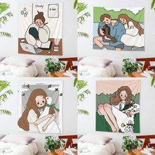 Cute Little Girl Hanging Cloth