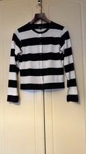 Agnes B Striped Cotton Snap