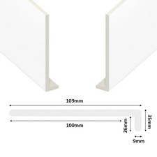 1m uPVC Window Cill Cover