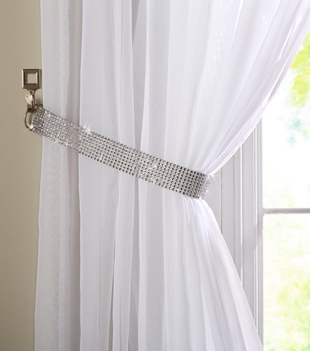 Glitter curtain tie back - tie,