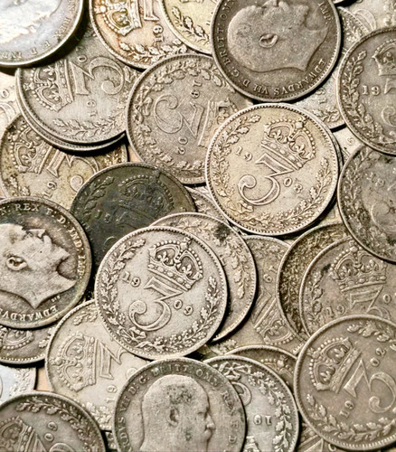 Pre 1920 3p three pence - 1,