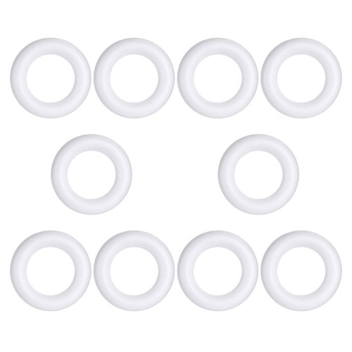 10pcs foam wreath - foam, round