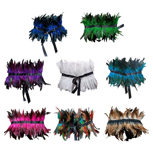 Feather shrug shawl gothic - shrug,