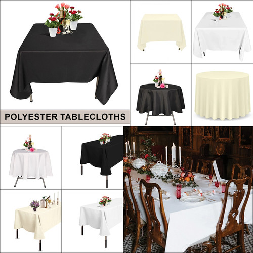 Premium polyester tablecloth - polyester,