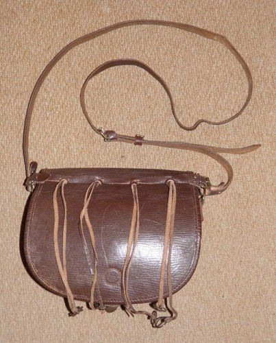 Vintage brown leather game - vintage,