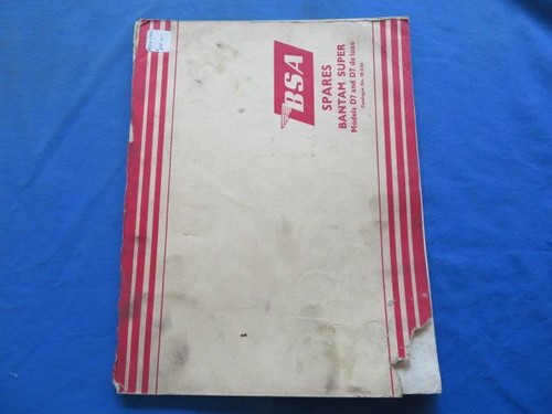 Bsa spares parts list bantam - parts,