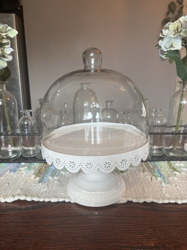 Elegant white lace - metal, &