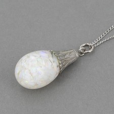 Vintage Iris White Gold-Filled